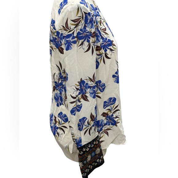 Kobi Halperin Andes Printed  silk blouse floral - Picture 6 of 10
